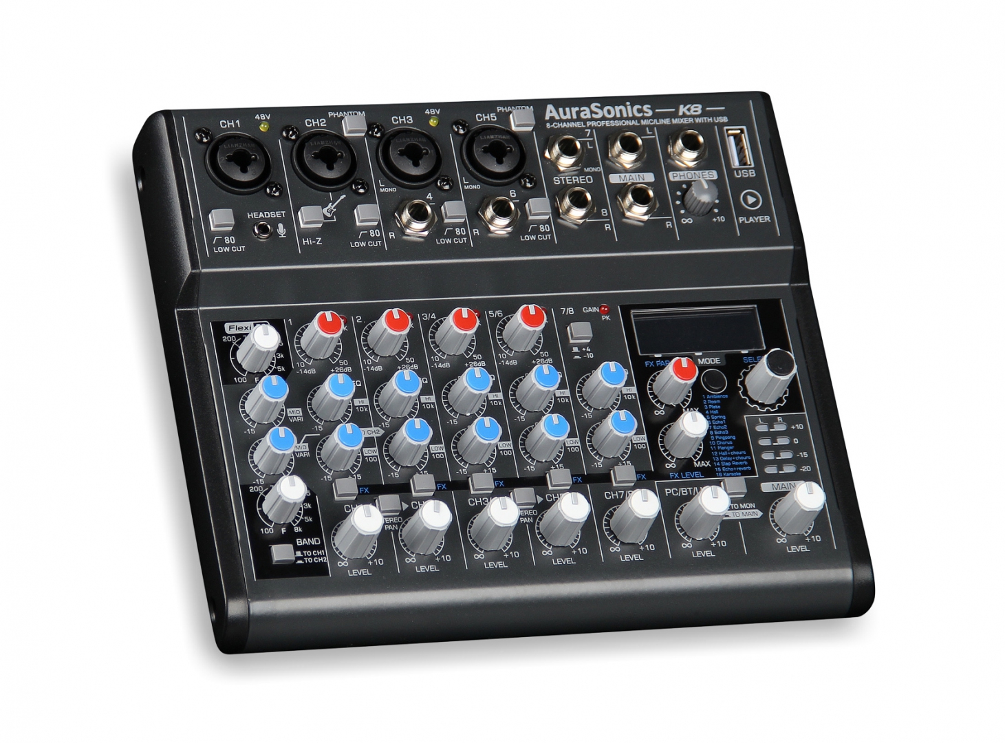 AuraSonics K8 компактный микшерный пульт в Керчи
