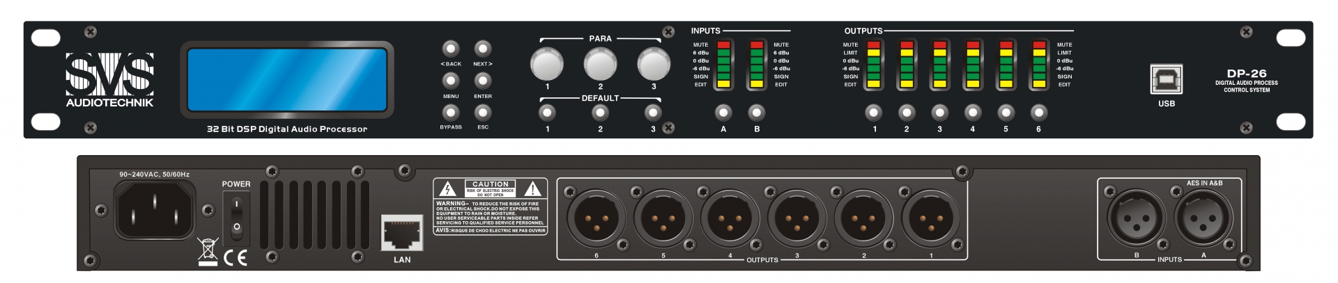 SVS Audiotechnik DP-26 Цифровой процессор: 2 входа 6 выходов в Керчи