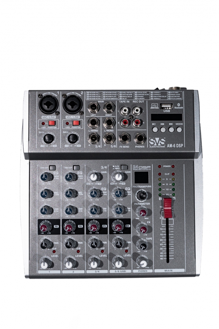 SVS Audiotechnik mixers AM-6 DSP Микшерный пульт аналоговый, 6-канальный SVS Audiotechnik mixers в Керчи