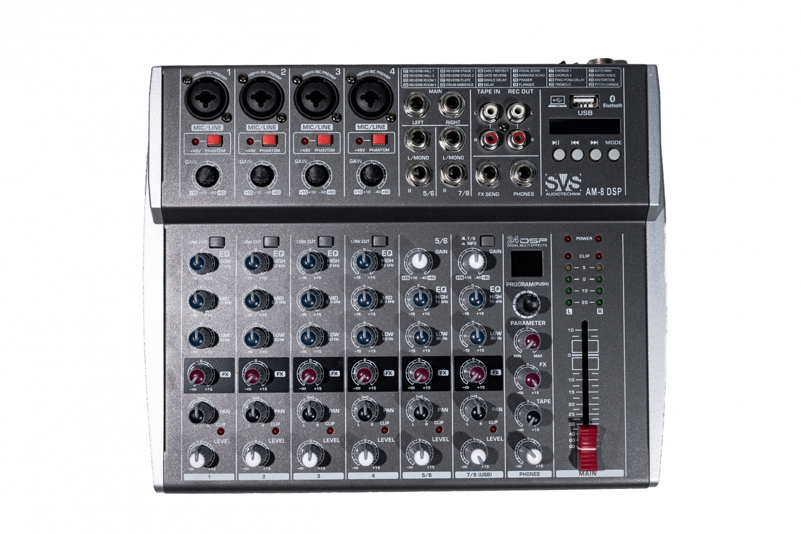 SVS Audiotechnik mixers AM-8 DSP Микшерный пульт аналоговый, 8-канальный в Керчи